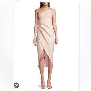 NEW Significant Other Blush Brigitte One-Shoulder Dress